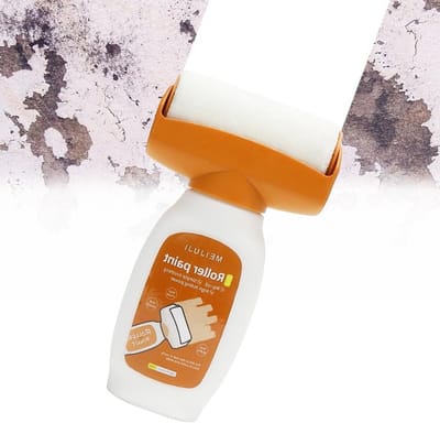 Witte Muurverf Reparatieverf 500 g met Verfroller voor Muurherstel en Graffiti Vlekken Verwijderen