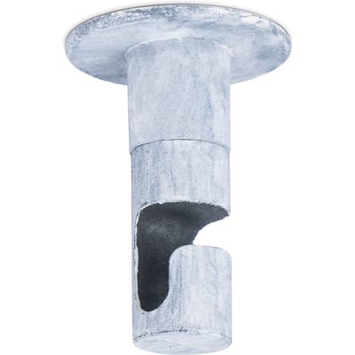 Home Sweet Home - Plafondhaak Hook - Plafondhaak voor ophangen snoer - Beton - 3.5/3.5/4.8cm - maak je eigen unieke lamp- gemaakt van kunststof