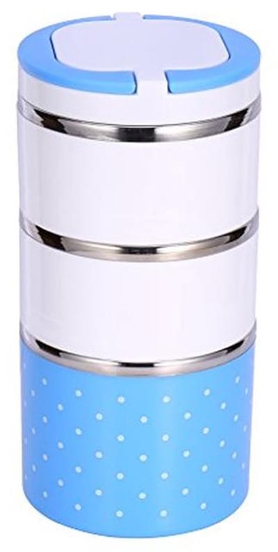 Stainless Steel Thermo Lunch Box - 1-3 Layers, Insulated Food Container