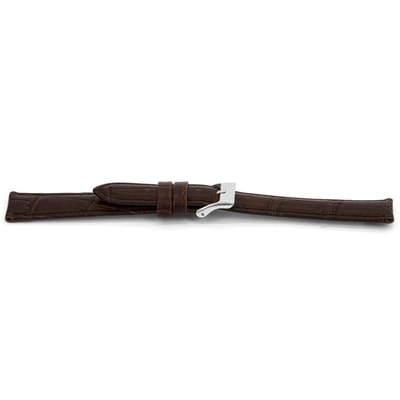 Horlogeband F350 Croco D.bruin 18x18 mm