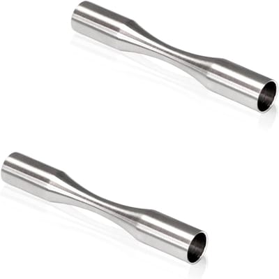 Flexibele Koppeling - Stangverbinder Rond - Balustrade Bouwen - Traploos Verstelbaar - Ø 10 mm - Zilverkleurig