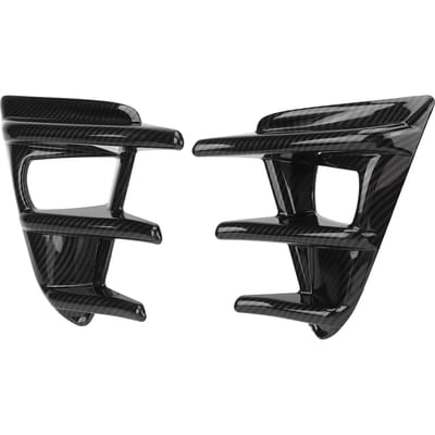 2 stuks Voor Mistlamp Lamp Cover Trim Auto Exterieur Decoratie Vervanging voor 86 GT86 2016?2020 black