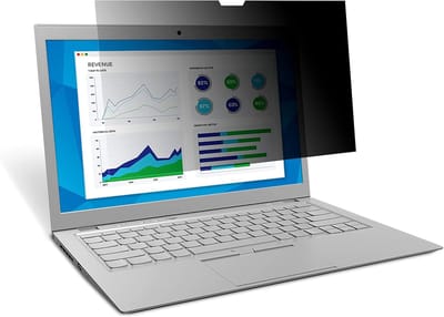 Famanu - Privacyfilter 14 inch - Zwart - Beschermt tegen inkijk en vermindert schittering