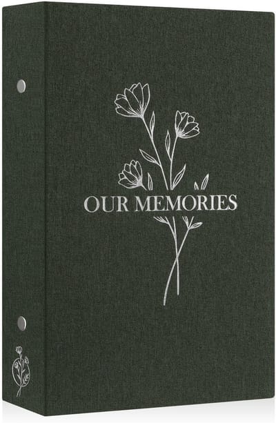 Dailygoods- Fotoalbum 300 Foto's - Insteekalbum - Linnen Cover - 10x15 cm - 50 Bladen - Zilverdruk - Schokbestendig - Herinneringenboek