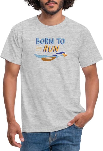 Looney Tunes Road Runner Born To Run T-Shirt Heren