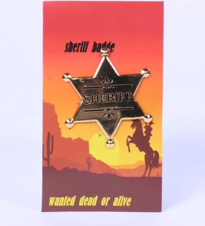 Sheriffster Plastic - Goud