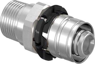 Uponor MLC puntstuk - 1/2x14mm messing pers