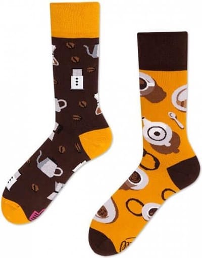 Toffe Sokken - Gekke Sokken - Leuke Sokken - Coffee Lover - Maat: 35 t/m 38