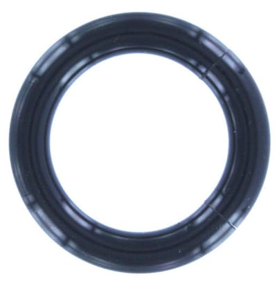 Acryl Smooth Segment Ring  piercing Zwart - 3 mm