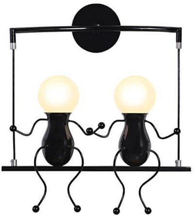 Moderne creatieve wandlamp voor slaapkamer en woonkamer - Art Deco stijl, E27 fitting, max 60W