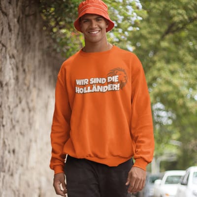 Oranje EK Trui Wir Sind Die Holländer MAAT XS - Uniseks Feestkleding & Carnavalskleding