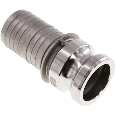Camlock DN 50 (2'') Koppeling RVS met slangpilaar (50 mm) Type E MIL-C-27487