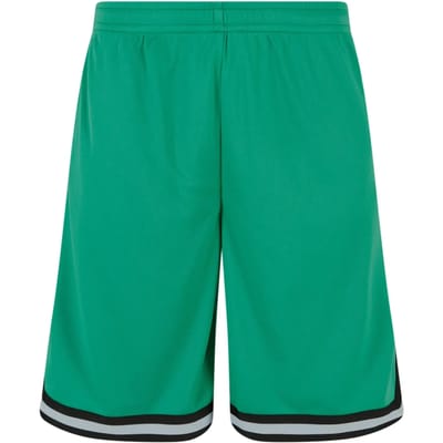 Urban Classics Stripes Mesh Shorts Ferngreen/black/white Taglia: XL | Pantaloncini Outlet | Uomo | Verde