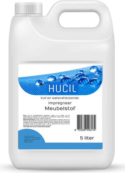 impregneerspray meubelstof - textiel - textile protector - impregneermiddel bank - vuil en waterafstotende spray - 5 liter