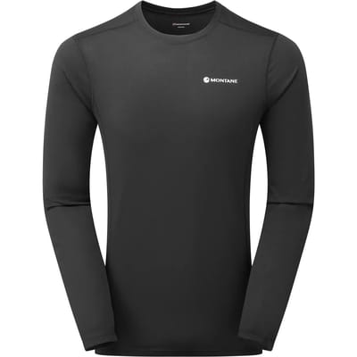 Montane Dart Lite T-shirt Met Lange Mouwen Zwart XL Man