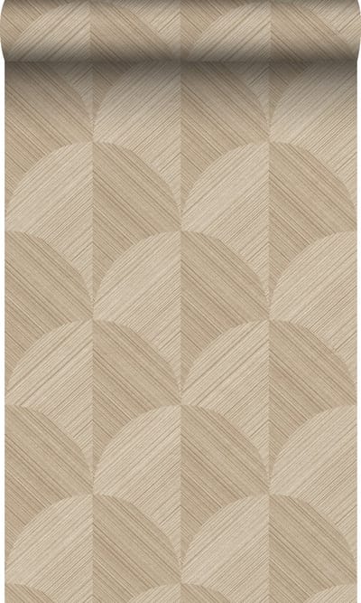 Origin Wallcoverings behang 3D-motief beige - 53 cm x 10.05 m - 347936