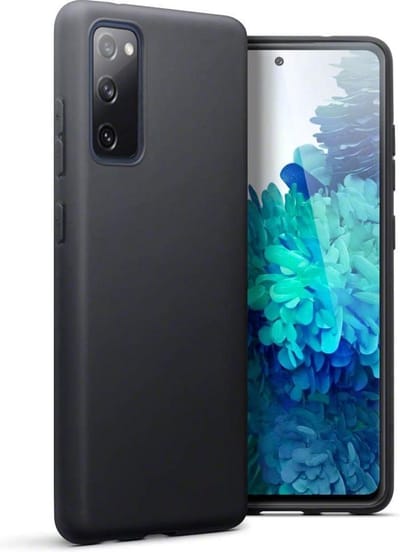 HB Hoesje Geschikt voor Samsung Galaxy S20 FE - Zwart - Siliconen Back Cover