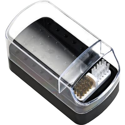 30 Gaten Nagellak Boor Opbergdoos Slijpen Polijsten Kop Bit Houder Display Nagellak Boren Organizer Nagellak Stand Manicure