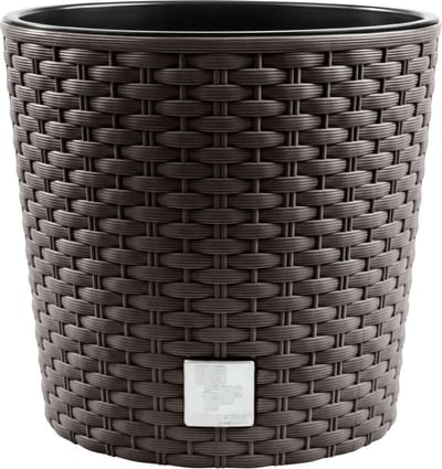 Bloempot met inzet Prosperplast Rato Round DRTUS200L-440U umbra