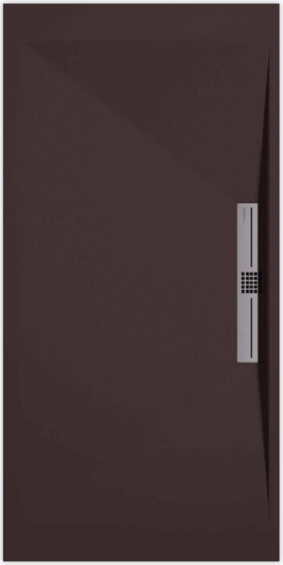 Sanifun douchebak Stone Side Chocolate Smooth 1200 x 900 S