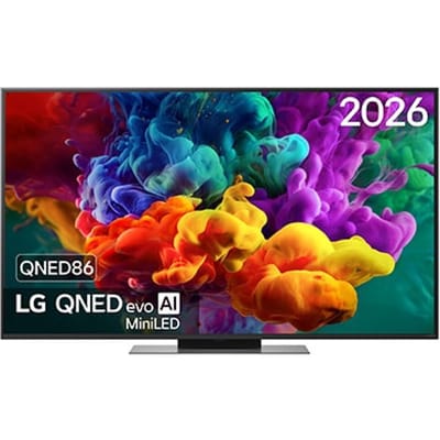 55 inch LG QNED evo AI QNED86 Mini LED 4K Smart TV 2026 - 55QNED86B6B