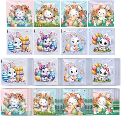 Easter Bags voor Kinderen - 200 Stuks, Perfect voor Snoep, Koekjes, Chocolade en Feestjes zoals Kerst en Verjaardagen