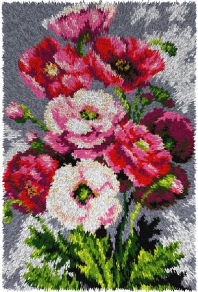 Orchidea knoopkleed KLAPROZEN - 50 x 75 cm - INCLUSIEF KNOOPHAAK