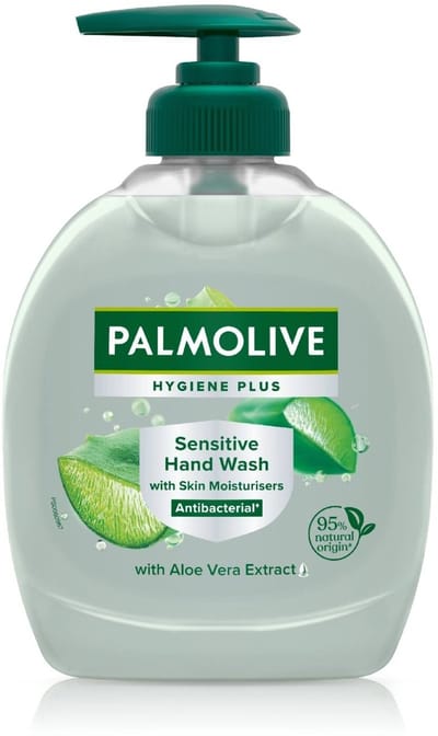 Palmolive - Handzeep Plus Sensitive met Aloe Milde Verzorging - 6x300ml - Voordeelverpakking