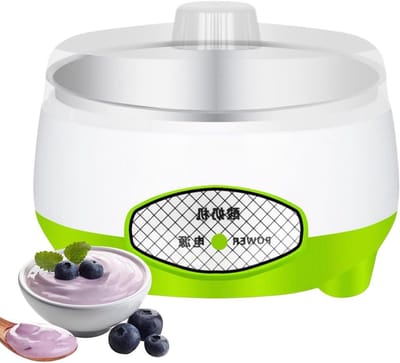 Yoghurtmaker - Yoghurt apparaat - Thuis Yoghurt Maken - Automatische Temperatuurregeling - 1.2 Liter - Groen