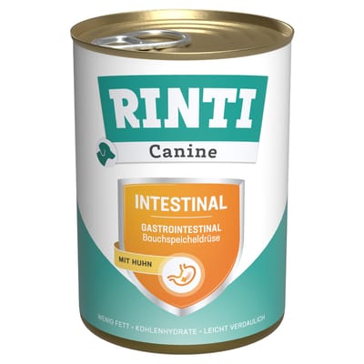 24x400g RINTI Canine Intestinal met Kip hondenvoer nat
