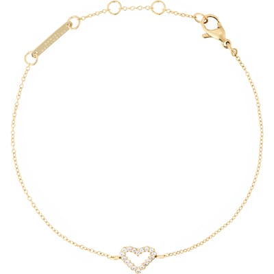 DANIEL WELLINGTON MIRELLE DW00401617 GOLD-PLATED HARTJES ARMBAND MET ZIRKONIA'S 1 STUK