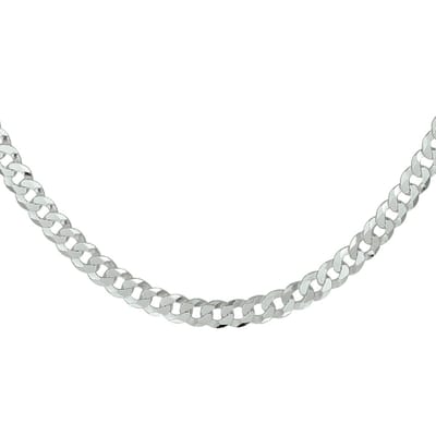 Zilver Gerhodineerd Gourmette 8-Zijdes Geslepen 5,4 mm 1337475