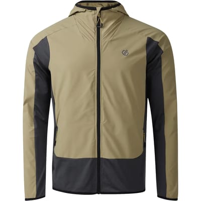 Dare2B Heren Endurance Windbestendige Waterafstotende Stretch Midlayer met Capuchon