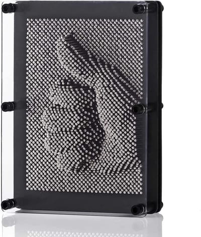 Dailygoody - Nagelspel - 3D-afdrukken maken - Creatief spel voor kinderen en volwassenen - 176 x 127 x 47 mm - Handafdruk en vingerafdruk - Fanta
