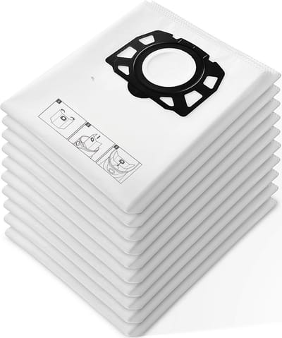 PromoHome 10 stuks zakken Geschikt voor Kärcher WD2 Plus WD3S WD 3 S WD 3 V KFI 357 KWD 1-3 2.863-314.0 SE4001 SE4002