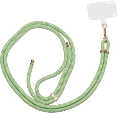 xoxo Wildhearts Telefoonkoord Universeel - Koord voor telefoon - Easy Cord - Telefoonbandjes - Ketting voor telefoon - Koord voor telefoon universeel - Koord voor telefoon Samsung - Telefoonkoord iPhone - Phone Cord - Apple Green - Groen