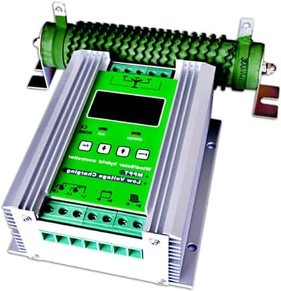 Zonne Laadregelaar - Hybride Controller - Energie Beheer - MPPT Technologie - 12/24V Auto - Zilver