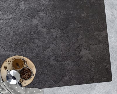 Coloray Vloerbeschermer - Verschroeide bladeren Vloerbeschermer Bureaustoel - 100x70 cm - Zwart Bureau Stoel Mat - Vloerbeschermer PVC - PVC Vloerbeschermer - Rechthoekige Mat - Texturen Thema