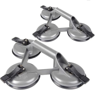 Suction Cups voor 120 kg, Vacuumzuigers met 3 Zuigkoppen, Ideaal voor Tegels, Glas en Hout