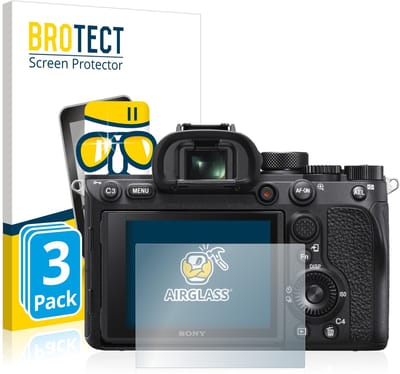 Screenprotector 3 Stuks voor Sony Alpha 7R IV Beschermglas transparant