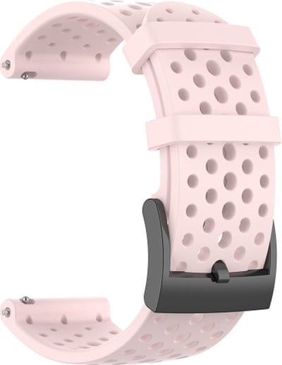 Siliconen bandje - geschikt voor Suunto 9 / 9 Baro - roze