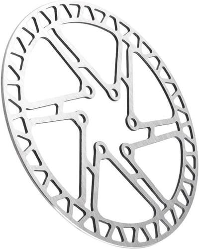 Fiets Schijfremrotor - Remschijf Roestvrij Staal - MTB BMX Racefiets - 6 Bouten Bevestiging - 160mm Diameter - Zilver