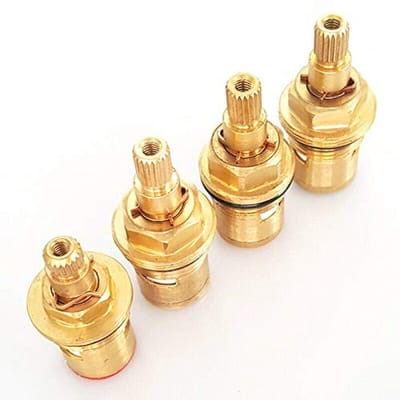Dailygoods- Kraan Cartridge Keramisch - Vervanging Ventiel - Messing - Geschikt voor Keuken/Badkamer - 20 Versnellingen - Koper en Keramiek - Kraanventiel