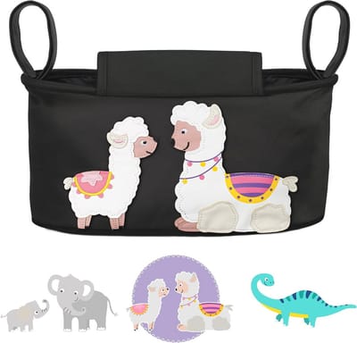 Kinderwagen Organizer met Veel Opbergruimte voor Babyspullen