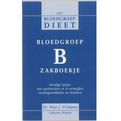 Bloedgroep B Zakboekje - P. D'Adamo