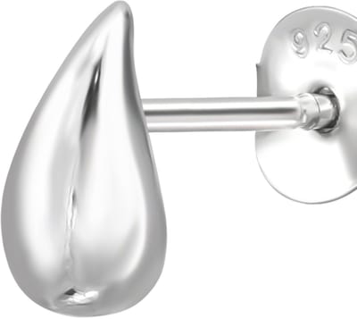 MAXTE 925 Zilveren Druppel Oorknopjes - Minimalistische Stud Oorbellen - Sterling Zilver - 4 x 7,2 mm
