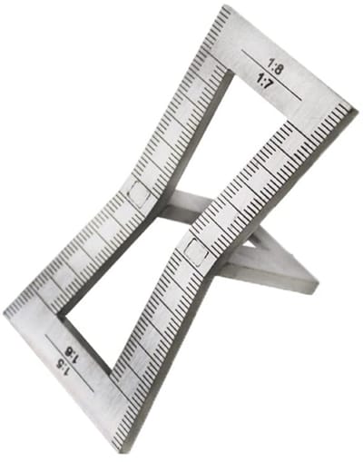 Dailygoods- Zwaluwstaart Marker Roestvrij Staal - Houtbewerking Gids