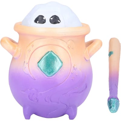 Magische Vernevelende Pot Decoratieve Ambachten Ornament Synthetische Hars Gemengde Mist Pot Speelgoed voor Desktop Feest paars