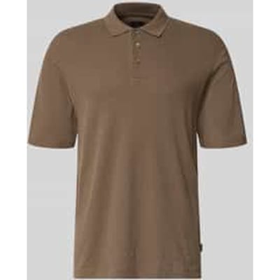 regular fit poloshirt met knooplijst