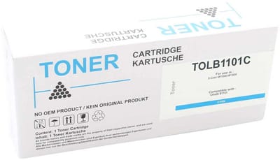 Oki TOLB1101C - Toner Cyaan - 10.000 pagina's - Huismerk Compatible - Geschikt voor Olivetti D-Color MF 3300 Olivetti D-Color MF 3800